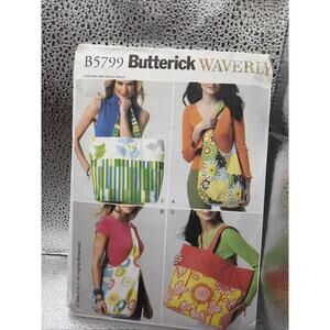 Butterick B5799 Waverly Market Bag Sewing Pattern Uncut